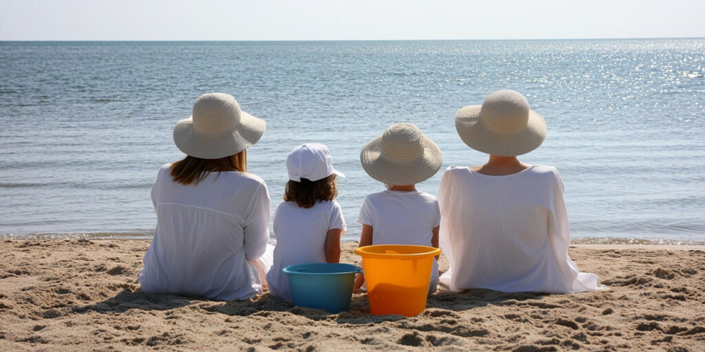 帽子は通気性の良いタイプを選び、蒸れを防ぐことで子どもが暑さを感じにくくなるでしょう