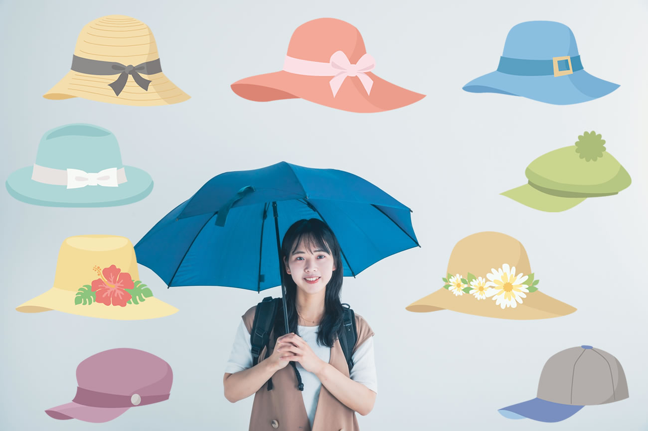 帽子の購入・着用は気温と天気で判断？雨の日や梅雨にかぶるメリット、選び方についても解説！