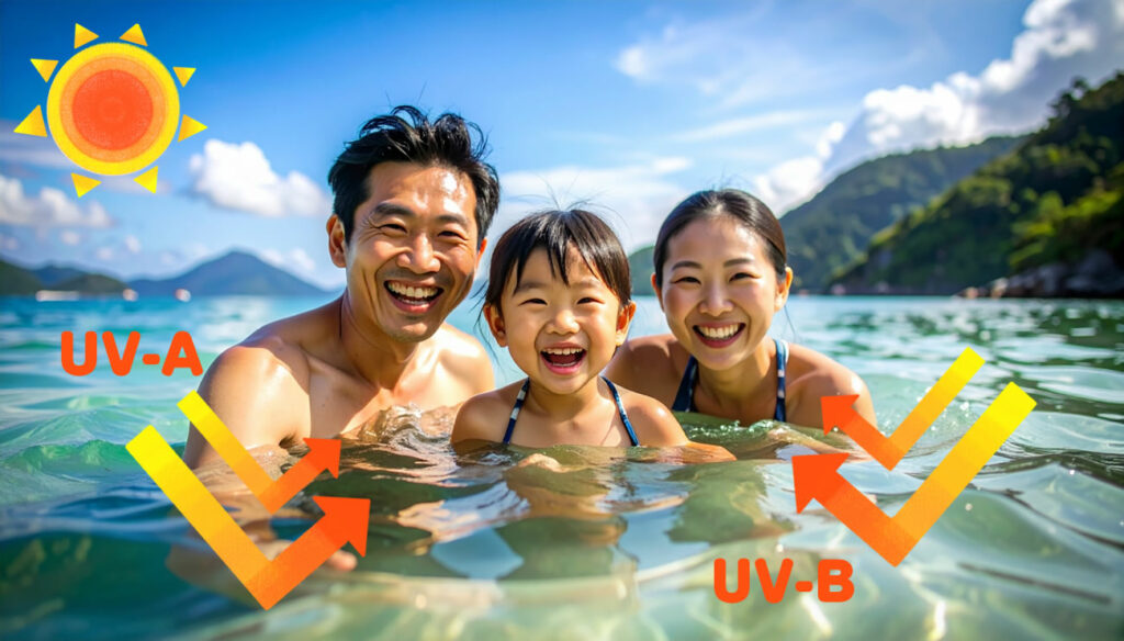 紫外線UV-AとUV-Bが子どもの肌に与えるダメージ
