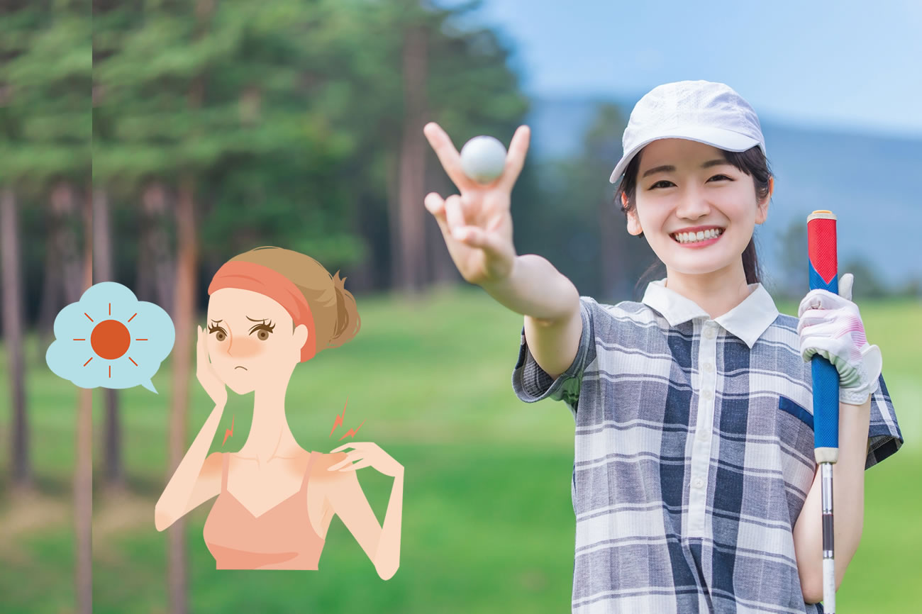 夏ゴルフの日焼け対策は服装から！注目アイテムは「ヤケーヌ」vol.076